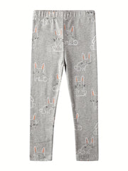 Toddler Baby Girls' Rabbit Graphic Leggings Pants