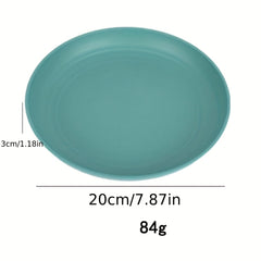 4pcs Outdoor Camping Plates Durable Anti-fall Household Dinner Plate