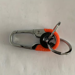 Men's Stainless Steel Car Keychain Waist Clip With Key Ring