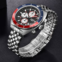 Women's Stainless Steel Sport Chronograph Quartz Watch