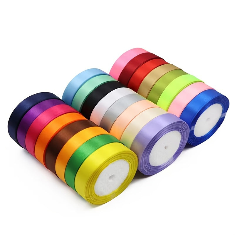 Satin Ribbon Fabric Ribbon Silk Ribbon Embellish Ribbon Rolls