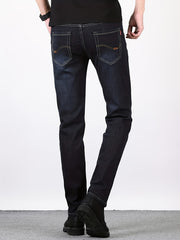 Men's Classic Regular Fit Distressed Jeans