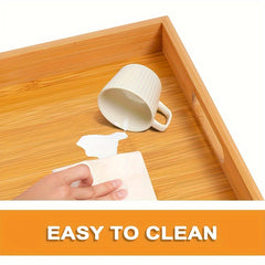 Bamboo Folding Tray Table Multifunctional Household Small Table