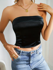 Sexy Slim Fit Backless Tube Top