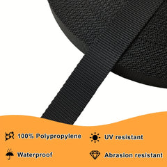 50 Yard Heavyweight Nylon Webbing 2" Wide Polypropylene Strapping