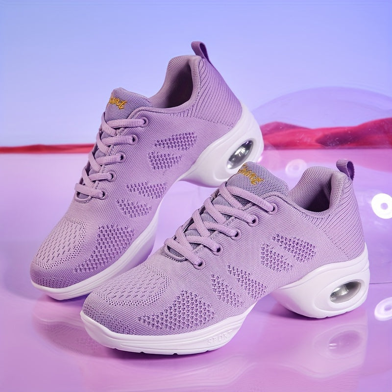 Women's Mesh Air Cushion Dance Shoes Non slip Sneakers