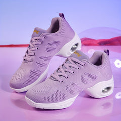 Women's Mesh Air Cushion Dance Shoes Non slip Sneakers
