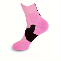 Men's Basketball Socks Crew Running Sports Sweat Absorbing Badminton Socks