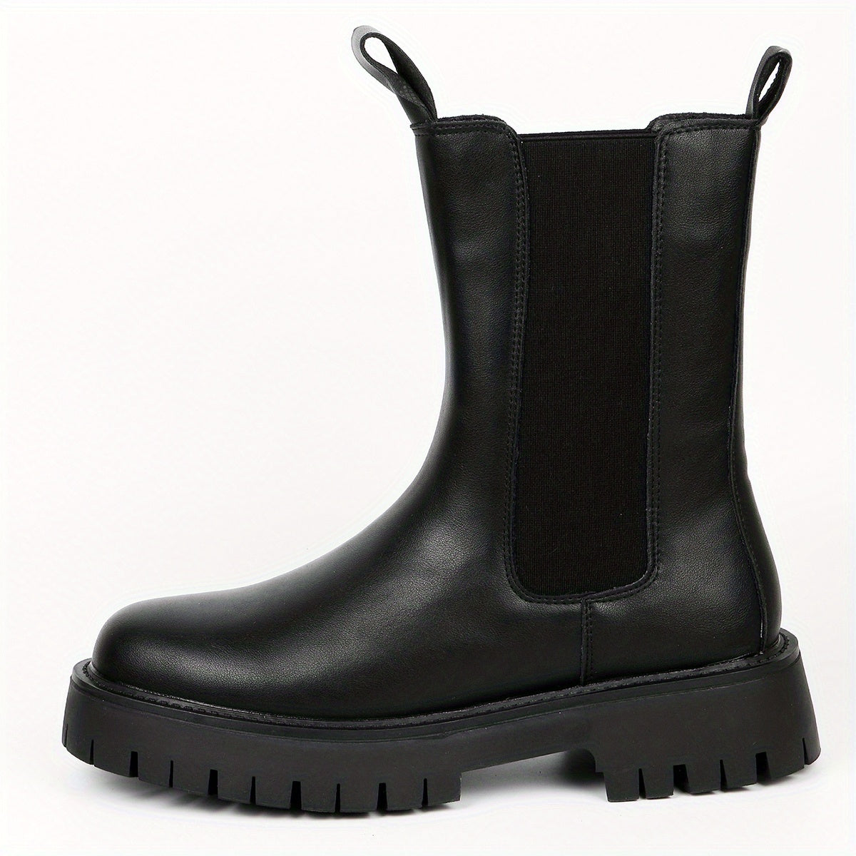 Men's Platform Chelsea Boots Casual Walking Shoes