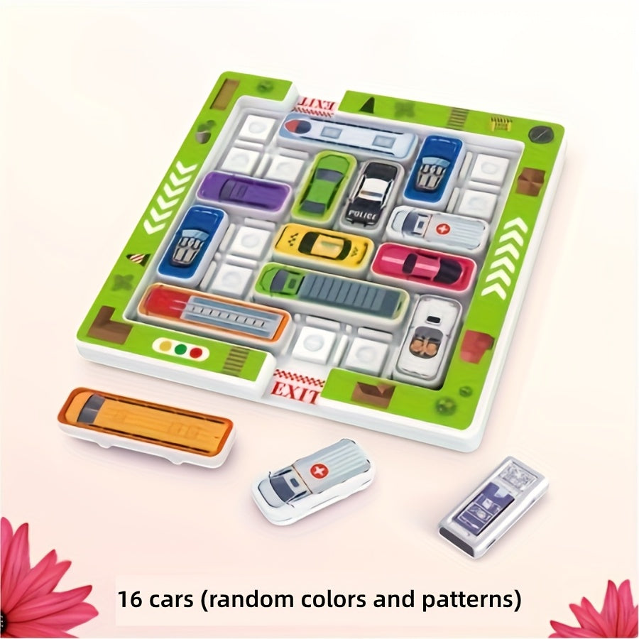 Kids' Car Challenge Puzzle Sliding Board Game