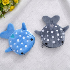 Plush Cartoon Shark Coin Wallet for Kids