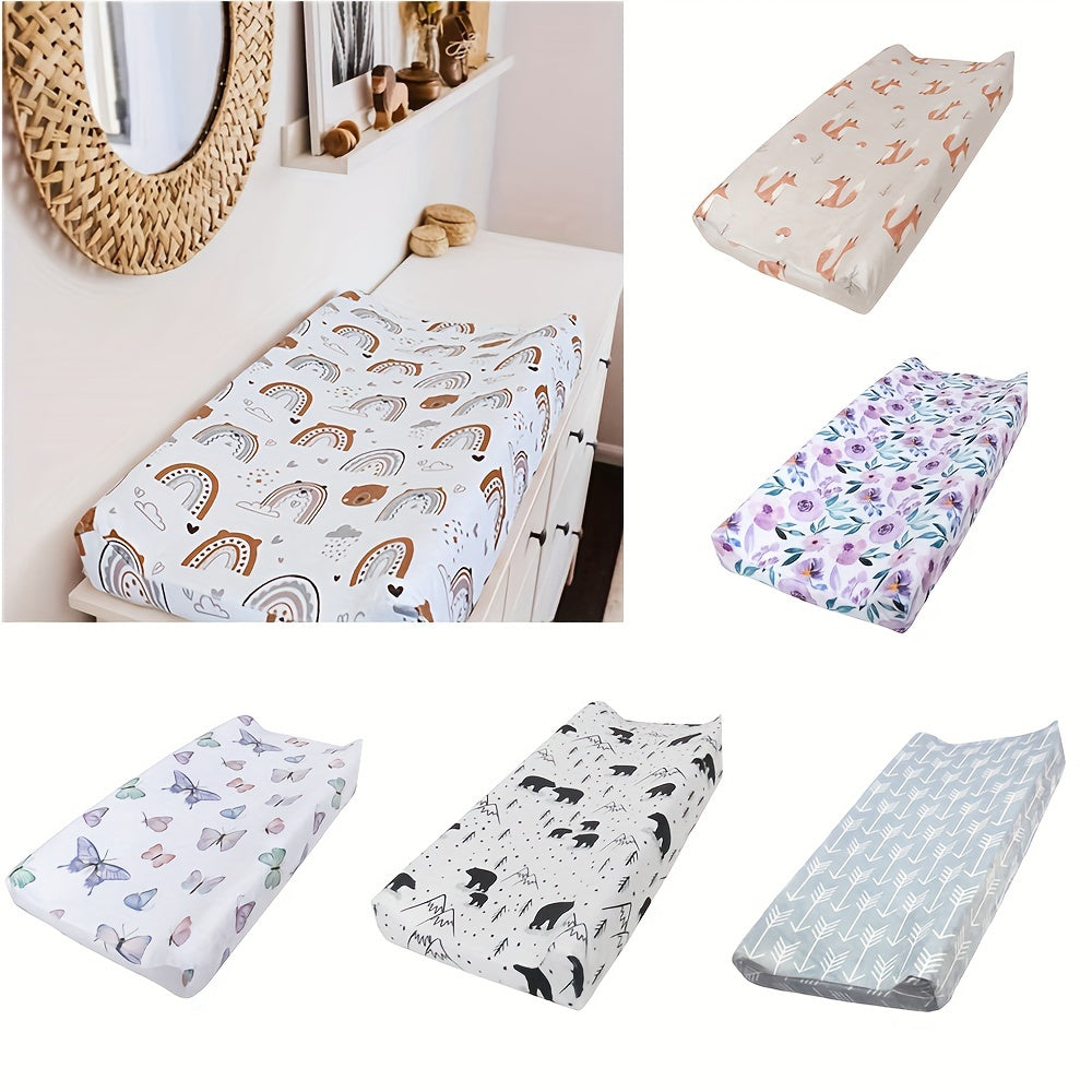Baby Fitted Sheet Soft Plush Diaper Changing Pad Cover