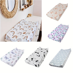 Baby Fitted Sheet Soft Plush Diaper Changing Pad Cover