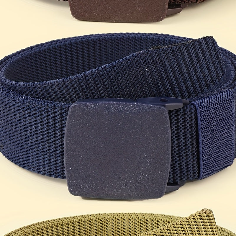 3pcs Nylon Belts Set for Men