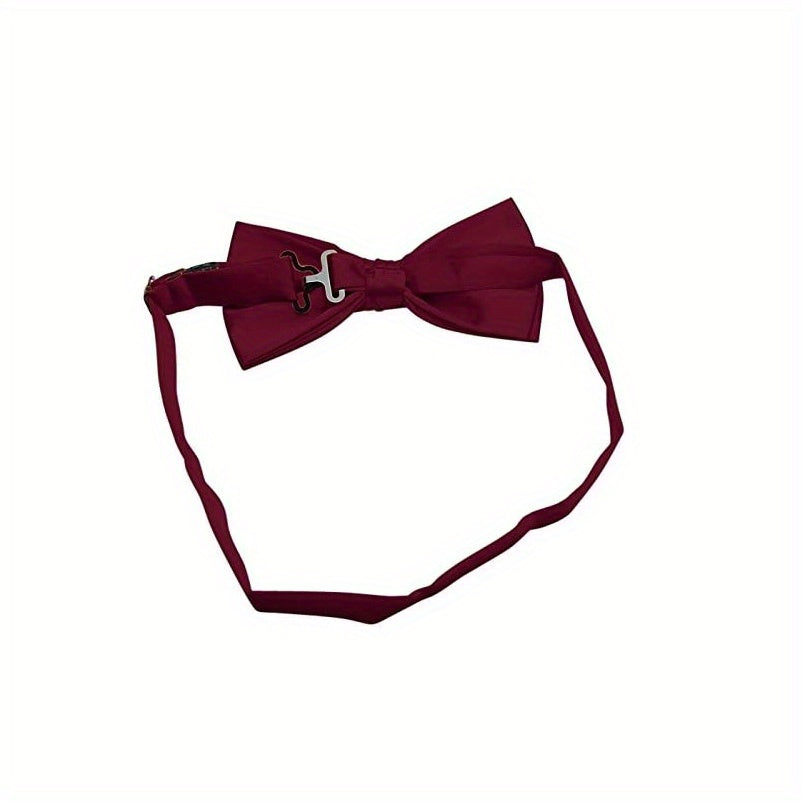 Adjustable Satin Tuxedo Bow Tie for Men