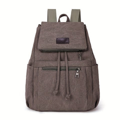 Large Capacity Canvas Backpack for Travel Lightweight Outdoor Camping Hiking