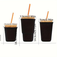 3pcs Anti Scald Coffee Cup Cover Set - Three Sizes Insulated Protective Sleeve
