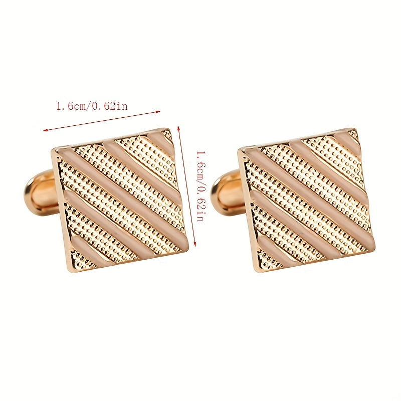 Crystal Cufflinks Wedding Party Business Gift