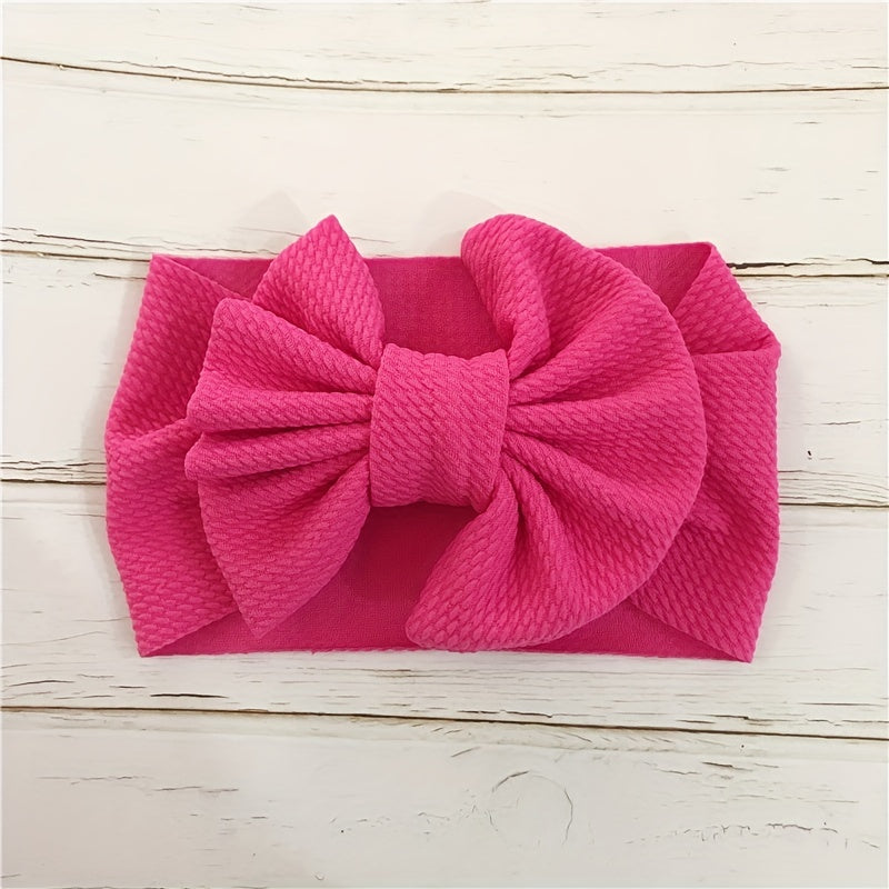 Cute Baby Girls Big Bow Knot Headband Soft Hair Accessories