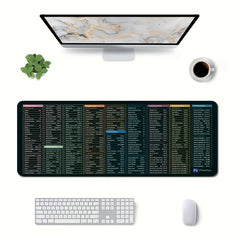 Multi-language Extra Large Mouse Pad 80X30cm Non Slip Rubber Base