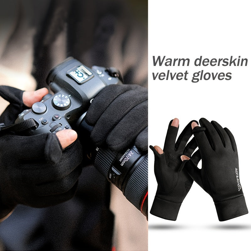 Winter Warm Touch Screen Ski Gloves for Women Men
