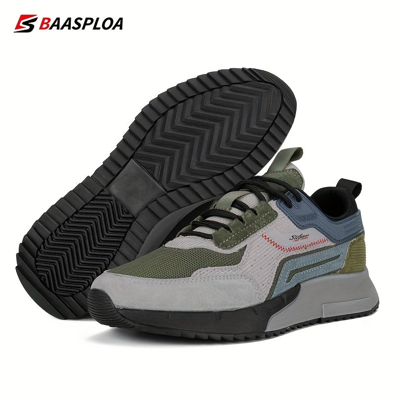 Baasploa Men's Breathable Casual Shoes Comfortable Walking Shoes