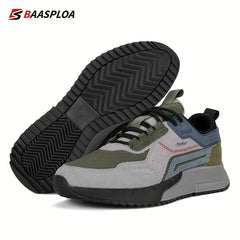 Baasploa Men's Breathable Casual Shoes Comfortable Walking Shoes