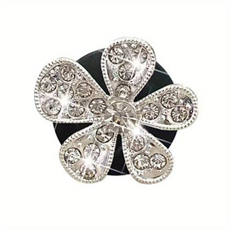 Rhinestone Petal Car Air Outlet Decoration