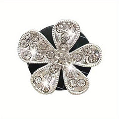 Rhinestone Petal Car Air Outlet Decoration
