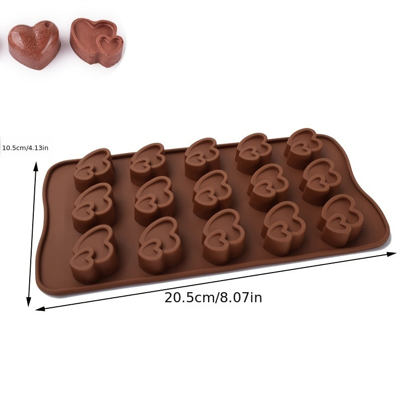 Silicone Heart Chocolate Mold for Perfect Treat