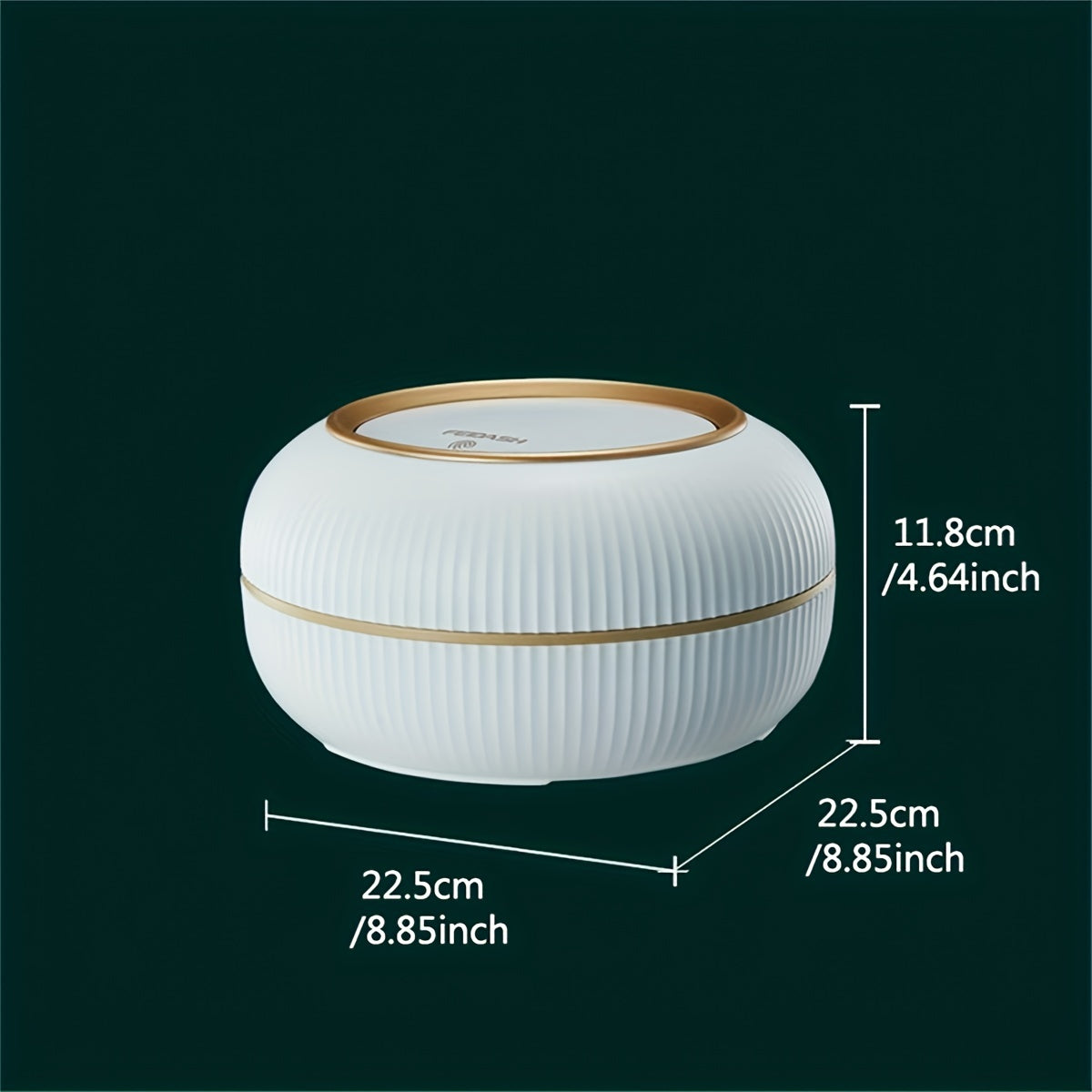 3 9 5L Anti Odor Trash Bin With Lid And Fashionable Plastic Trash Can