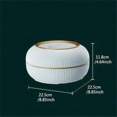 3 9 5L Anti Odor Trash Bin With Lid And Fashionable Plastic Trash Can