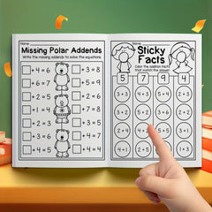 Fun Math Workbook Addition & Subtraction Friends of Ten Food Pictures