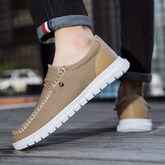 Men's Lightweight Slip On Canvas Shoes for Walking Jogging