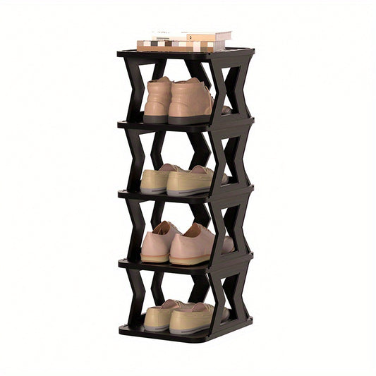 1pc Plastic Shoes Rack Space Saving Organizer