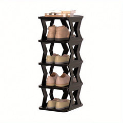 1pc Plastic Shoes Rack Space Saving Organizer