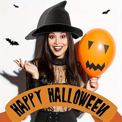 Women's Wide Brim Halloween Witch Hat