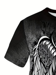 Men's Graphic Print T shirt Casual Comfy Slightly Stretch