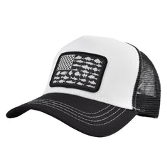 American Fish Flag Baseball Cap for Fishing and Hiking