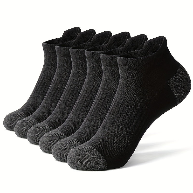 6 Pairs Comfy Breathable Short Sports Running Socks Women's Stockings