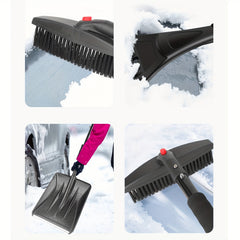 3-in-1 Car Snow Shovel Telescopic Ice Shovel Snow Removal Tool