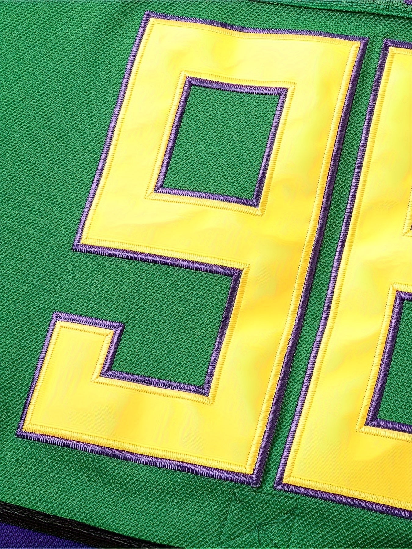 Men's Ice Hockey Green 96 Vintage Embroidered Jersey