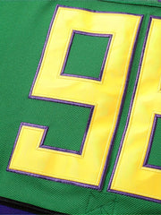 Men's Ice Hockey Green 96 Vintage Embroidered Jersey