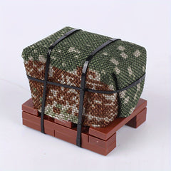 Camouflage Tent Campfire Building Blocks Toy
