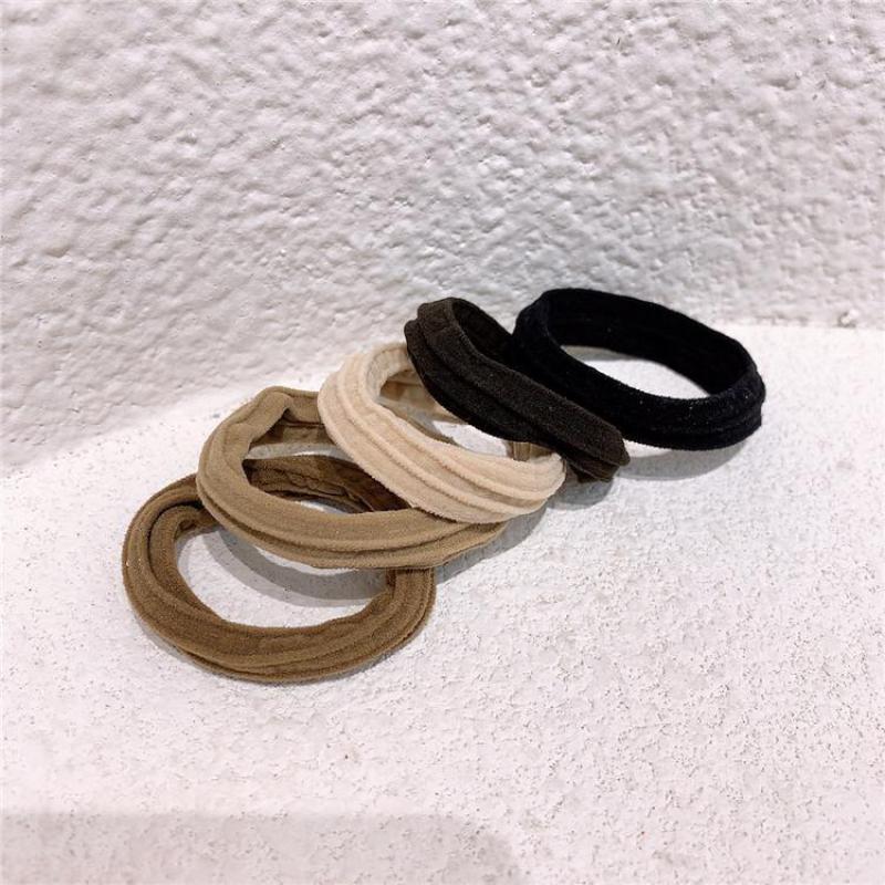 5pcs Elastic Hair Ties Durable Hair Accessories for Girls