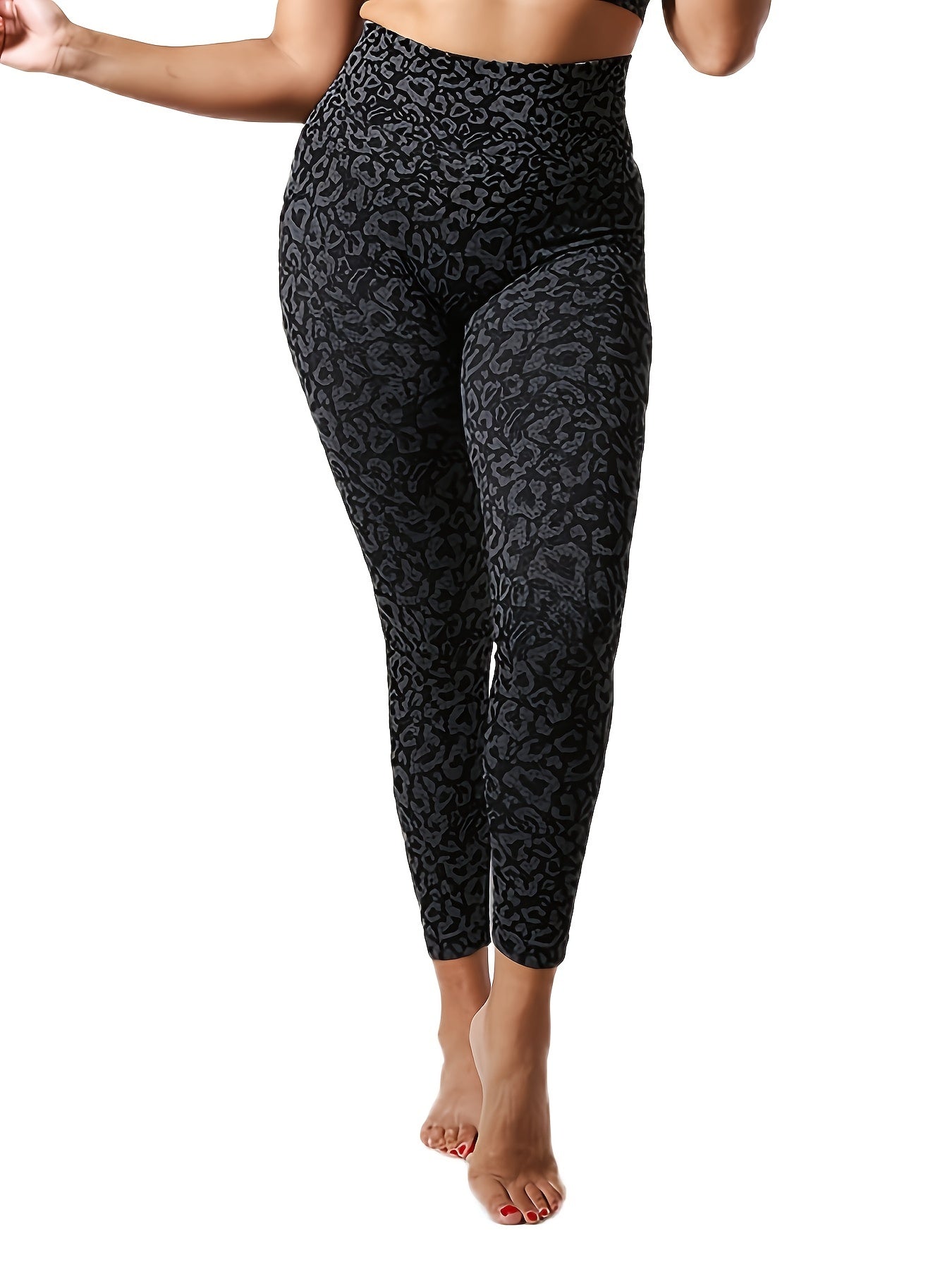 Leopard Print Quick Dry Butt Lift Yoga Pants