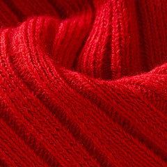 10pairs Red Year Socks Vertical Striped Mid calf Socks