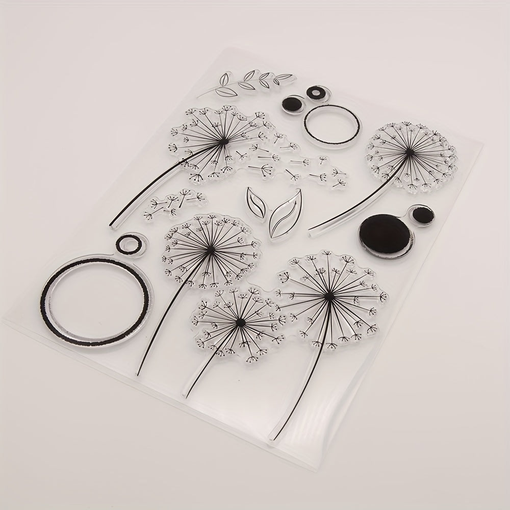 Plant Flower Series Stamps Scrapbook Paper Decoration Rubber Stamp