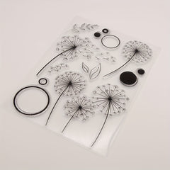 Plant Flower Series Stamps Scrapbook Paper Decoration Rubber Stamp