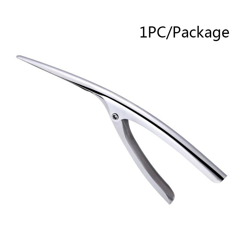 2pcs Stainless Steel Shrimp Peeling Deveining Seafood Prawn Curved Peeler